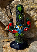 Load image into Gallery viewer, Handcrafted Talavera Saguaro - Standing (10)
