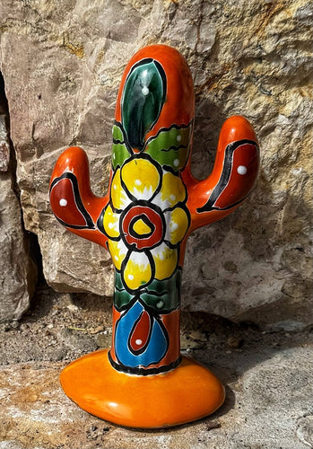talavera saguaro cactus sculpture -sm a