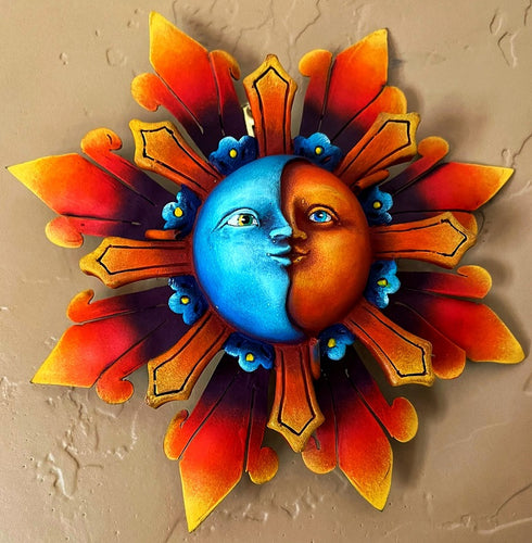 smiling eclipse wall decor