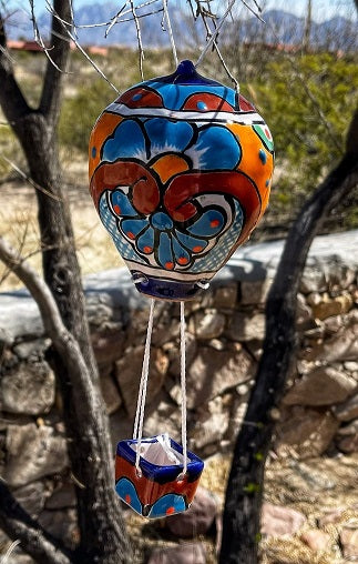 Talavera Hot Air Balloon - Blue, Orange - SM