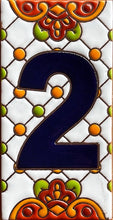 Load image into Gallery viewer, Talavera House Numbers - Dots
